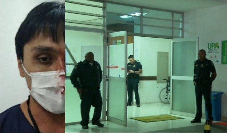 Paciente brasileiro agride médico após receber resultado de covid-19!!!