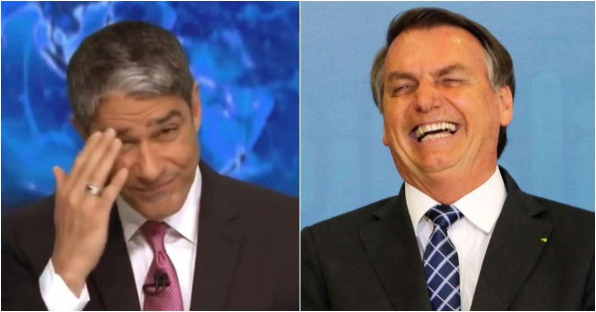 Ao vivo no JN, Bonner exibe panelaço incessante contra Bolsonaro, mas recebe ‘duro castigo’; Vídeo