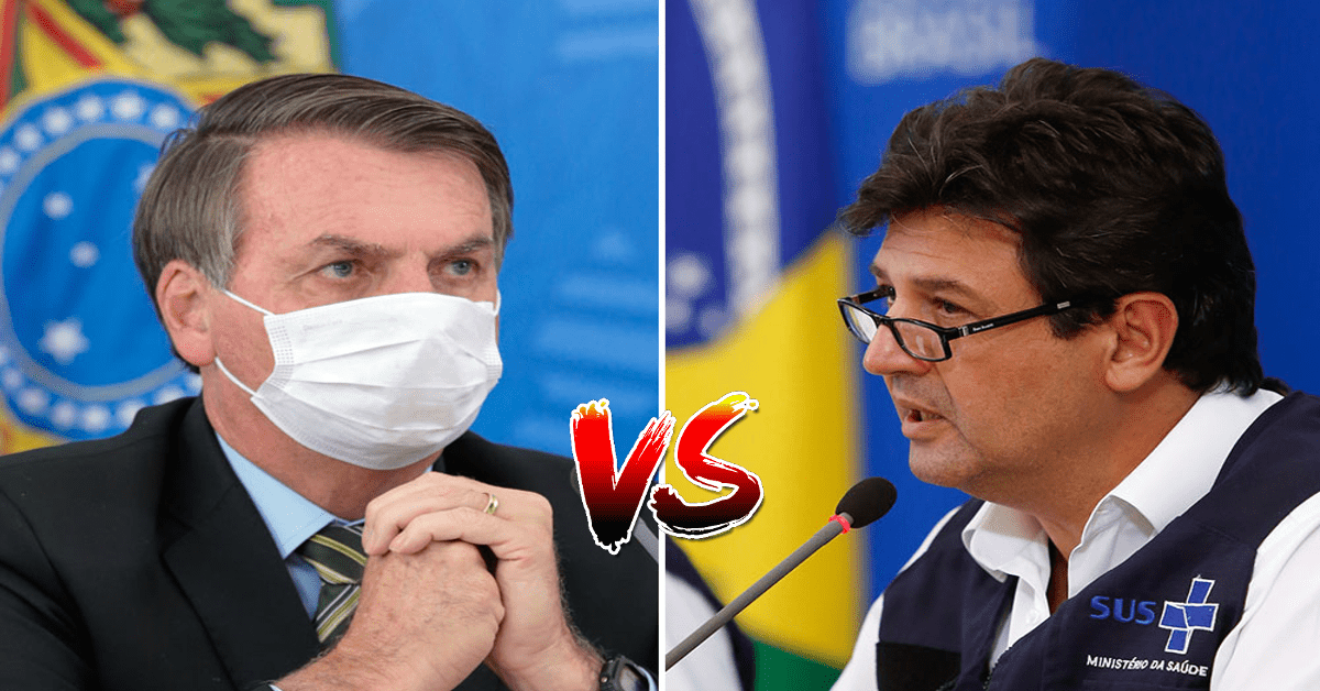 Enquete: Você é a favor da demissão do Ministro da Saúde, Luiz Henrique Mandetta? Vote aqui