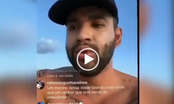 Apoiador de Bolsonaro, Gusttavo Lima causa polêmica