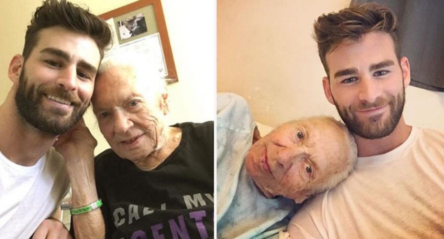 Jovem adota vizinha de 89 anos doente e sem família e leva pra sua casa!