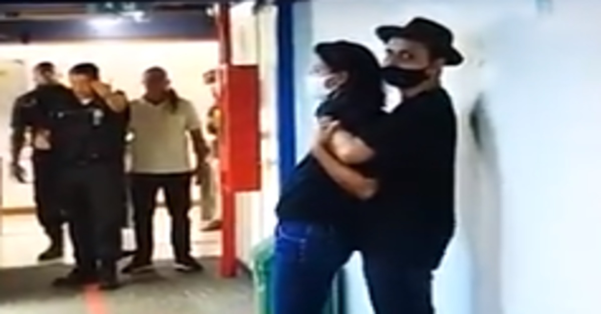 URGENTE: homem invade a TV Globo com uma faca no pescoço de Mari