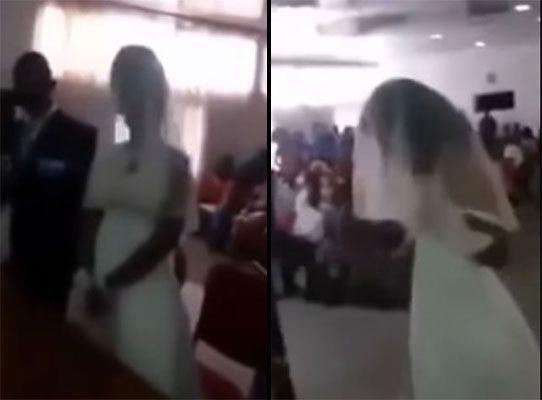 Vídeo: mulher surta e invade o casamento do amante vestida de noiva -  Brasil Acontece