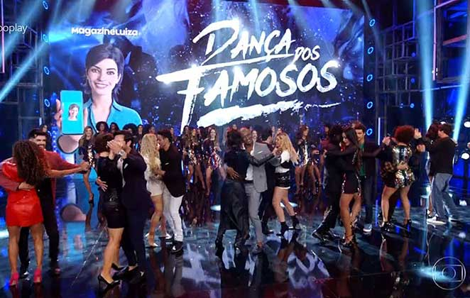 Imagem da dança dos famosos