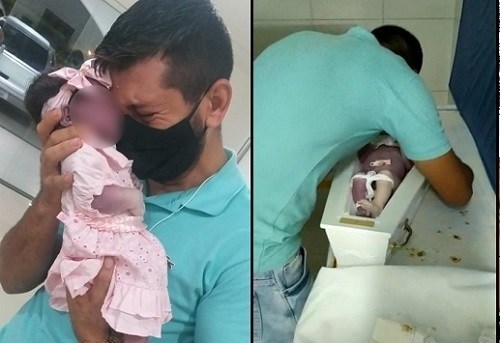 Recém-nascida morre no hospital Dom Malan/IMIP e pai desabafa: Eles torturaram minha filha até a morte