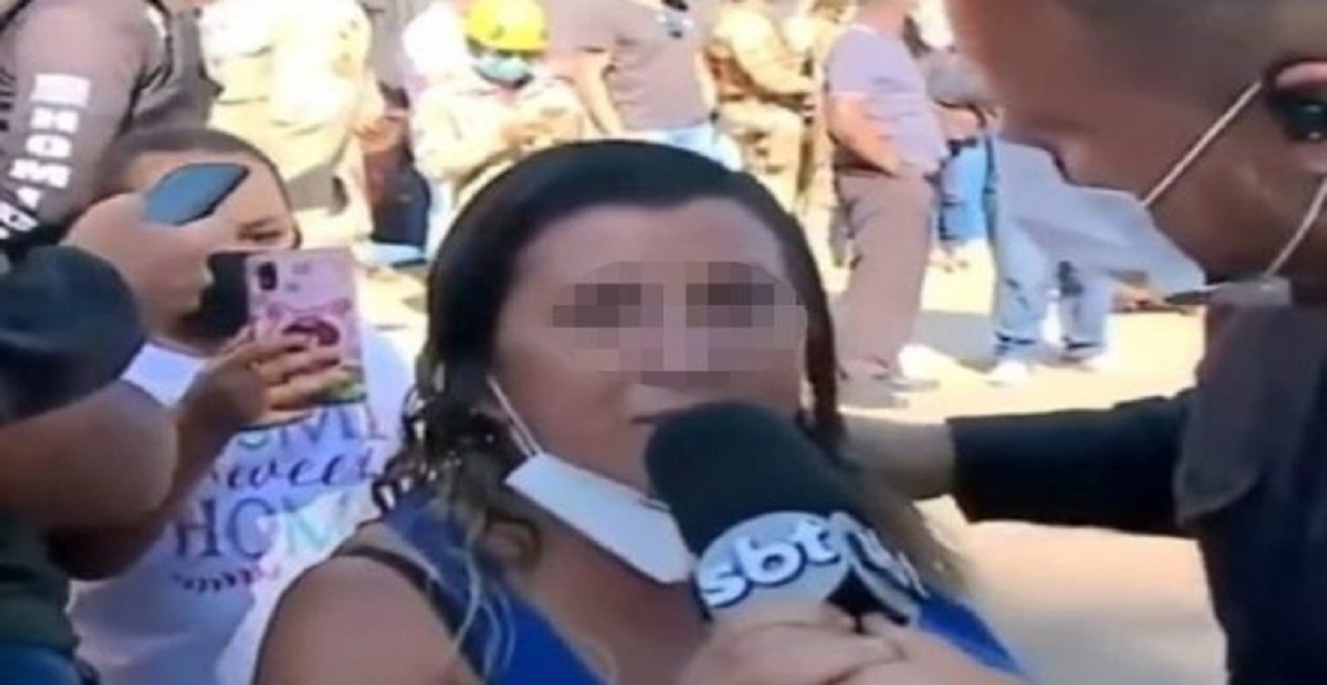 Vídeo: Vizinha fofoqueira da sogra de Lázaro entrega fofoca pro repórter e joga tudo no ventilador