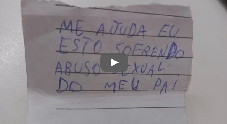 Garota De 10 Anos Entrega Bilhete Relatando Estar Sofrendo Abuso Sexuai Dentro De Casa Pelo 