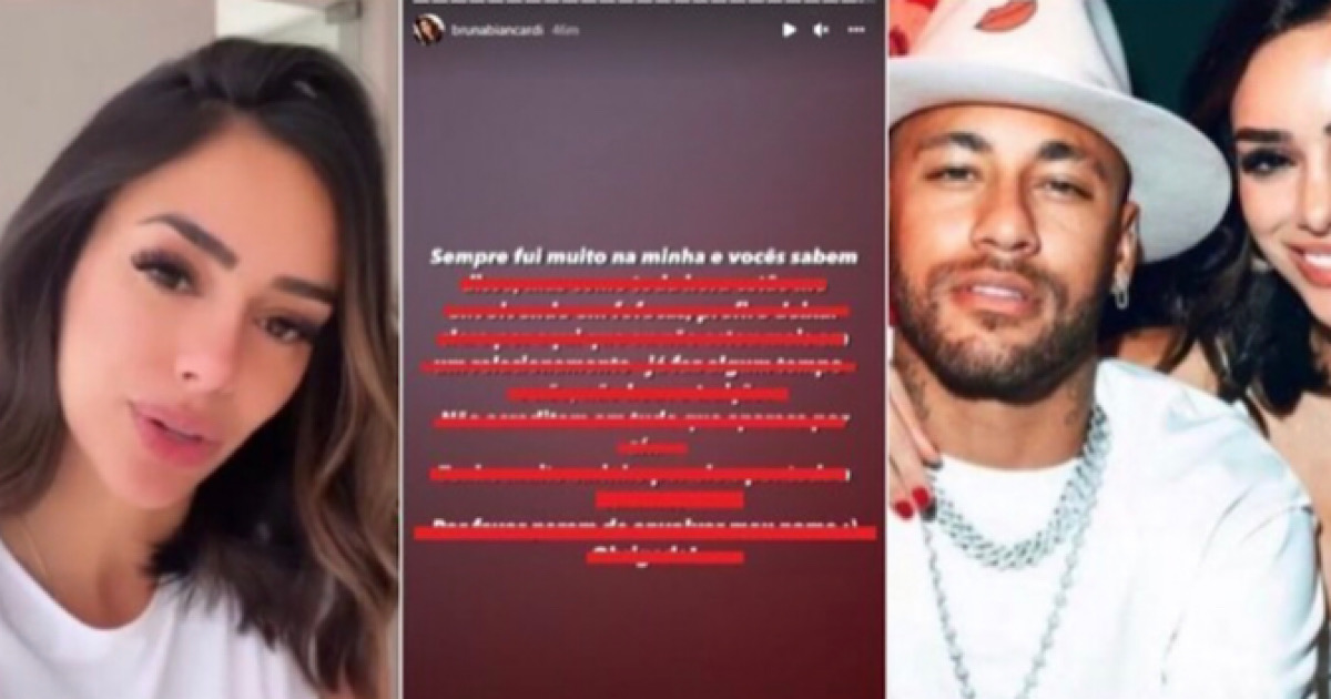 Bruna Biancardi confirma término do namoro com Neymar e faz revelação sobre traição