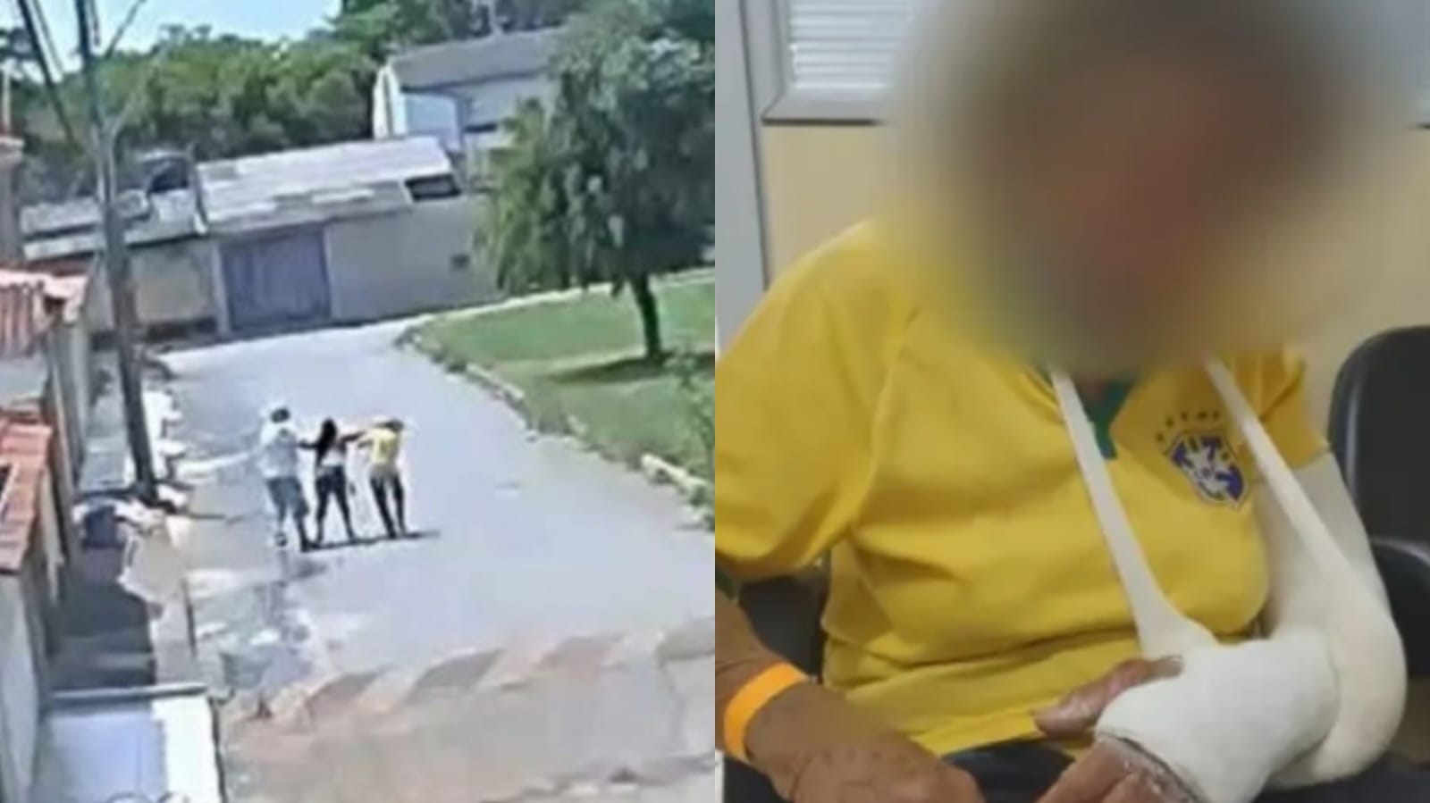 Vídeo: Idosa é atacada na rua por mulher; ‘parceira do neto’