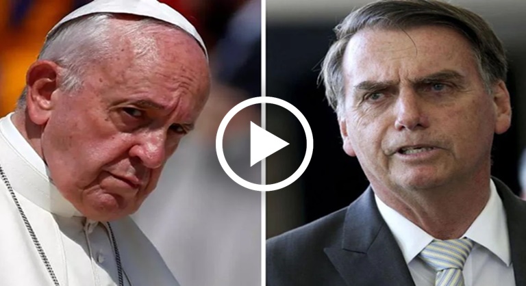 Papa Francisco se cansa e 'parte para cima' de Jair Bolsonaro, fazendo postagens em português deixando todos chocados; Veja 