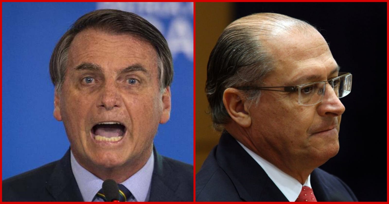 Bolsonaro puxou Geraldo Alckmin pelo braço e fez pedido: ‘Por favor’