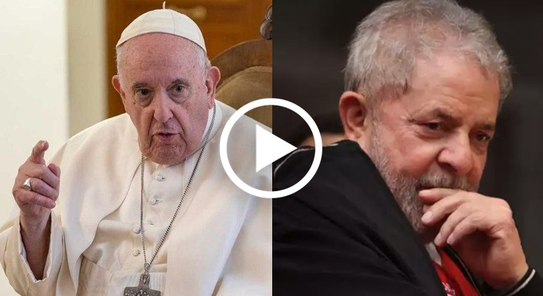 Papa Francisco se cansa e ‘parte para cima’ de LULA, fazendo postagens em português e falando sobre ele ser PRESO deixando todos chocados; Veja