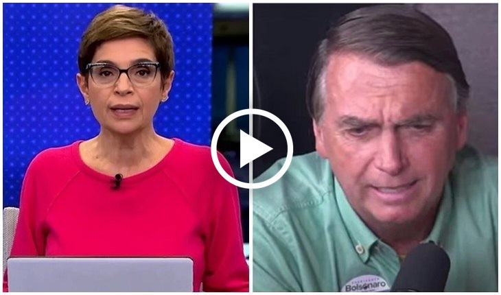 Renata Lo Prete entra ao vivo na Globo, corrige Bonner e dá notícia que Bolsonaro não queria ouvir