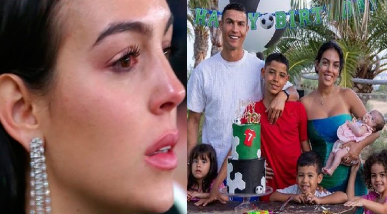 Esposa de Cristiano Ronaldo chora pela morte do filho com o jogador: ‘A vida é dura’