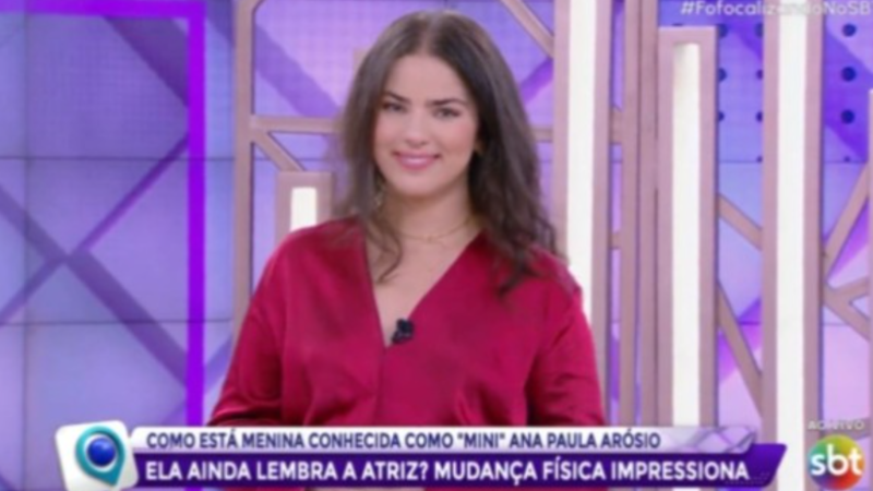 Lembra Dela Mini Ana Paula Ar Sio Vai Tv Ap S Anos E Mostra Que Est Irreconhec Vel