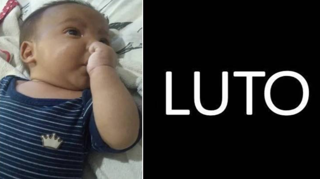 Foto do bebê. O bebê Ravi Lorenzo, de dois meses, morreu após supostamente ingerir colírios vendidos por engano em uma farmácia em Formosa. Foto: internet.