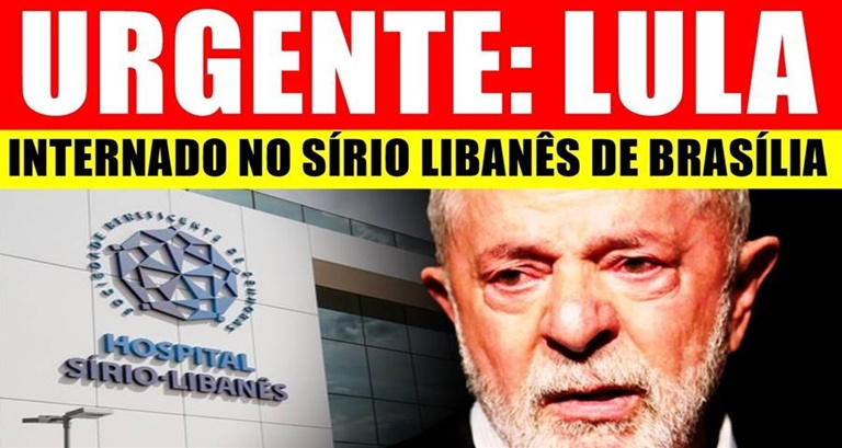 Presidente Lula é INTERNADO no HOSPITAL Sírio Libanês de Brasília e médicos fazem difícil anúncio