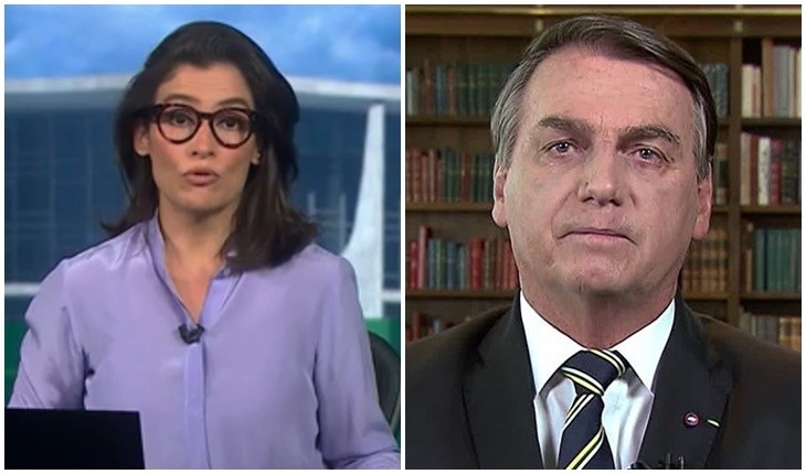 Coube a Renata Vasconcellos dar chocante notícia sobre Jair Bolsonaro ao vivo no JN