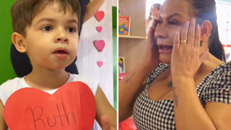 Emocionante: Filho de Marília Mendonça faz apresentação de Dia das Mães para avó e ela não contém a emoção