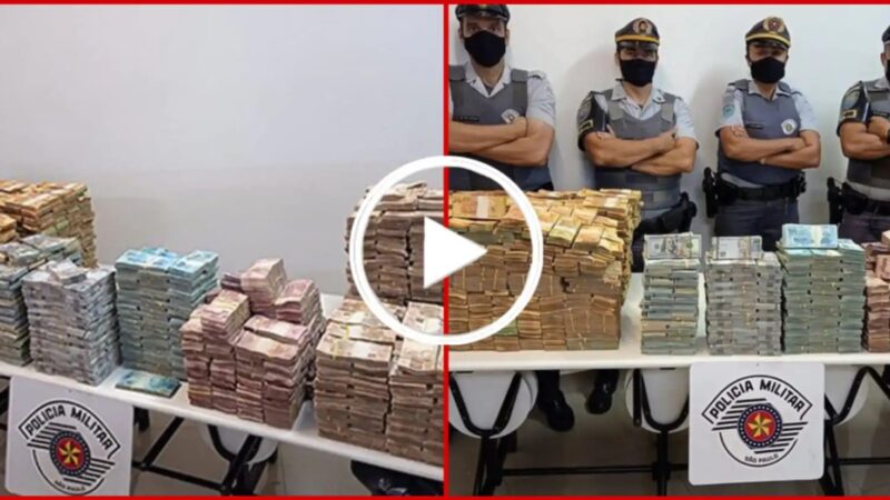 Polícia apreende mais de R$ 11 milhões em espécie em SP; você não vai acreditar onde o dinheiro estava