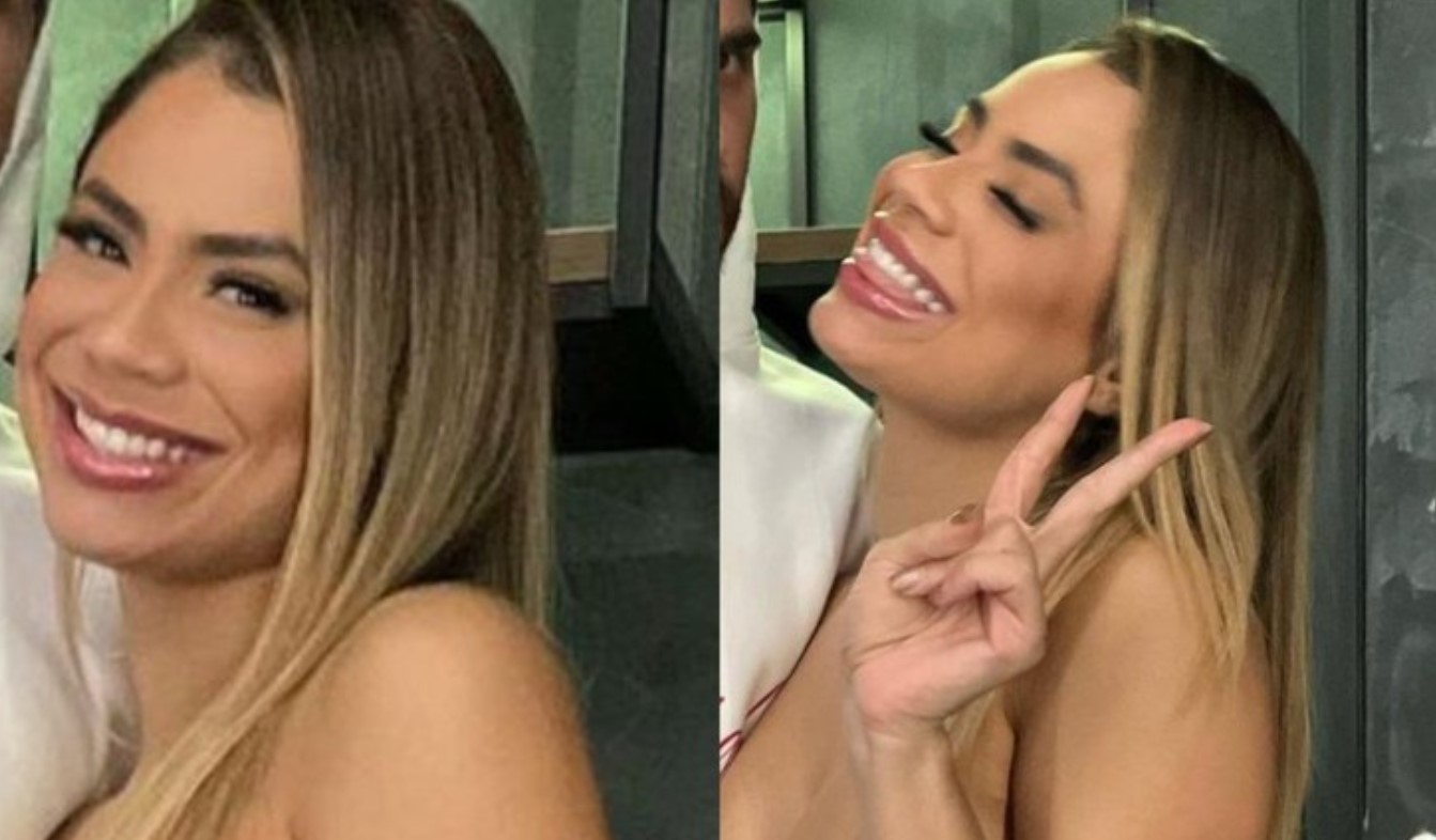 A cantora Lexa, gerou polêmica nas redes sociais após se encontrar com cantor sertanejo em sua casa. FOTO: internet.