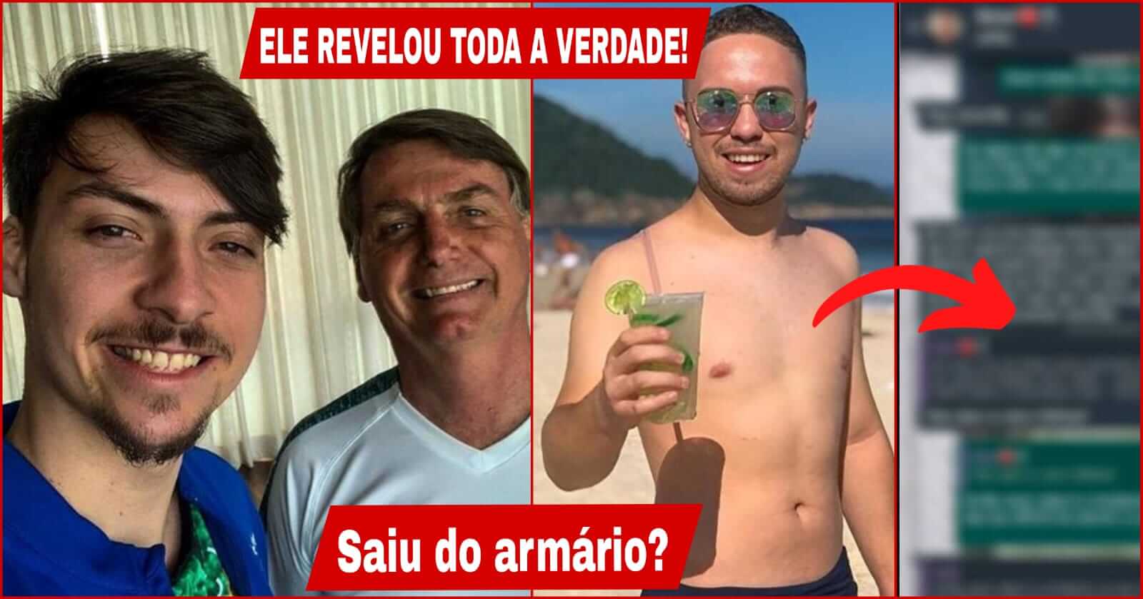 A polêmica envolvendo Jair Renan Bolsonaro ganhou destaque nas manchetes após uma entrevista concedida ao blogueiro Léo Dias em São Paulo. FOTO: internet