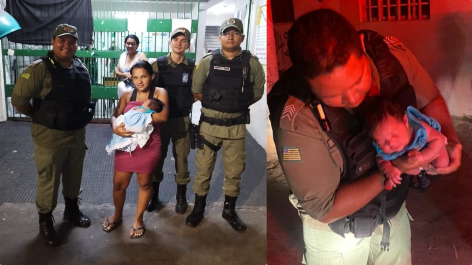Policiais Militares salvam bebê de 15 dias de nascido