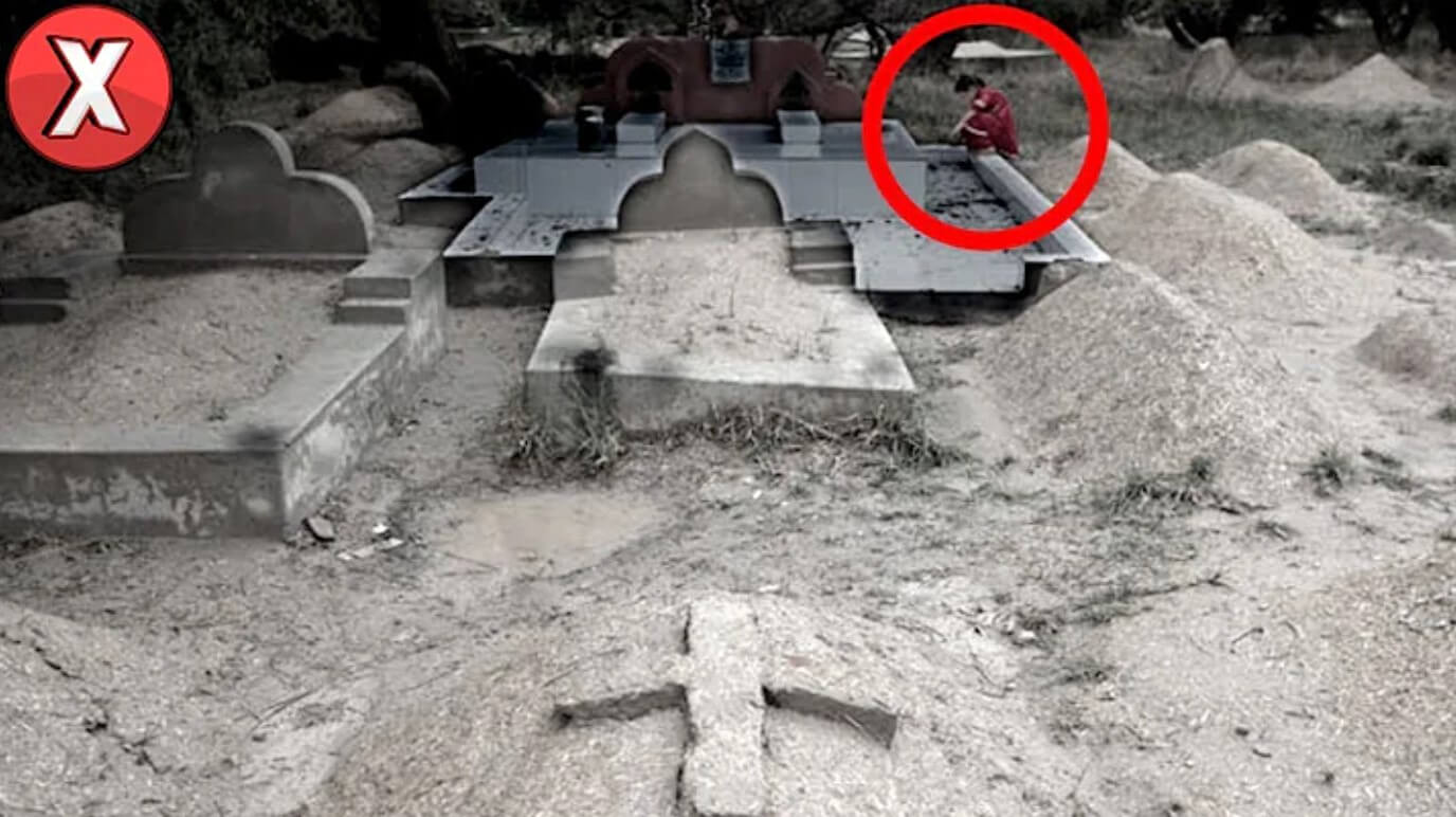 Este artigo explora 11 incidentes peculiares registrados por câmera no cemitério, oferecendo uma visão intrigante. FOTO: internet