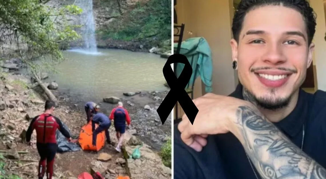 Tragédia na Cascata dos Italianos: Jovem morre ao tentar tirar selfie no alto da cachoeira