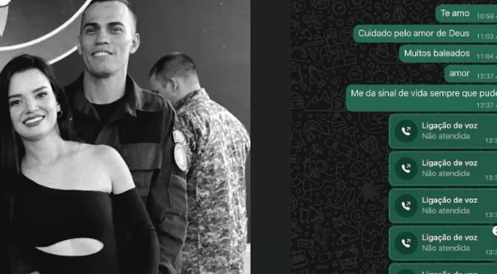 Última mensagem de Heber Carvalho à esposa antes de morrer em operação no Rio comove o Brasil