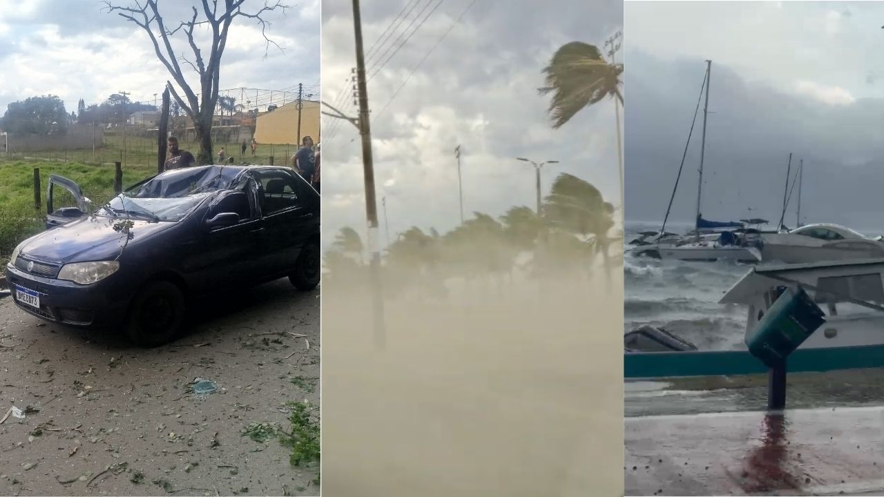 Fortes ventos causam mortes e destruição no Rio de Janeiro